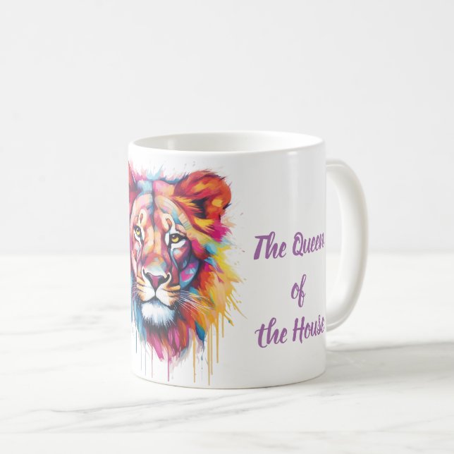 La reina de la casa kaffemugg (Framsida höger)