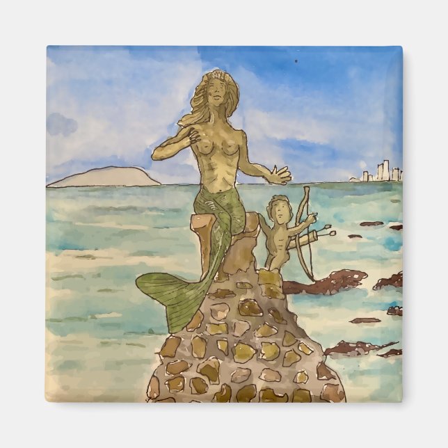 La Reina de los Mares, Mazatlán, Mexiko Magnet (Framsidan)