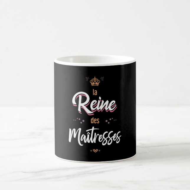 La reine des maitresses kaffemugg (Center)