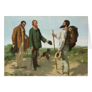 La Rencontre eller Bonjour Monsieur Courbet, 1854 Hälsningskort