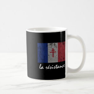 La Resistance the Fransk Flagga Paris Wwii T Kaffemugg