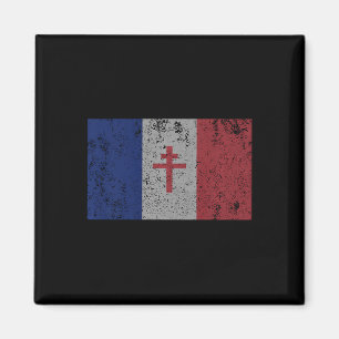 La Resistance the Fransk Flagga Paris Wwii T Magnet