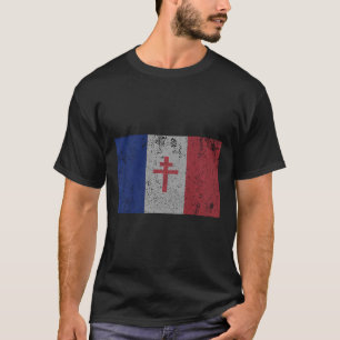 La Resistance the Fransk Flagga Paris Wwii T Shirt