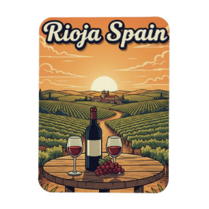 La Rioja Spanien Resa Magnet