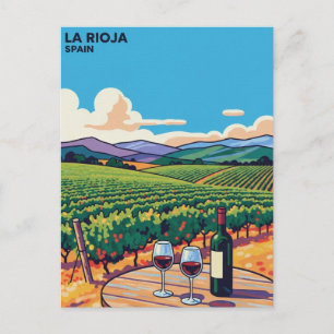 La Rioja Spanien Resa Vykort