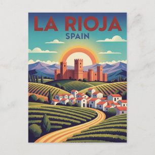 La Rioja Spanien Resa Vykort