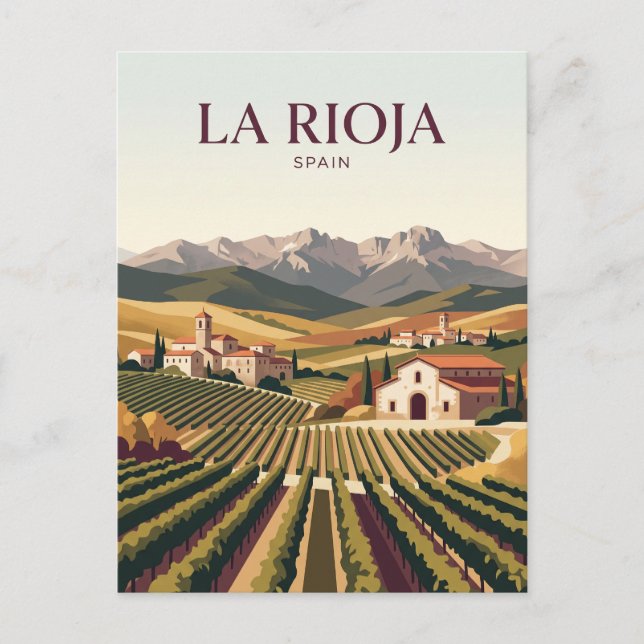 La Rioja Spanien Vykort (Framsida)