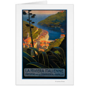La Riviera Italienne Hälsningskort