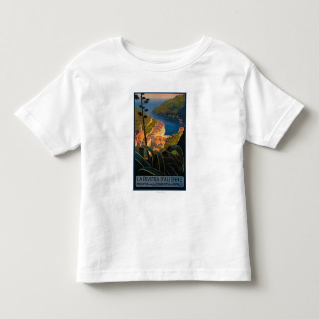 La Riviera Italienne T Shirt (Framsida)