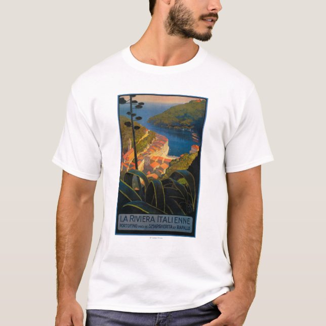 La Riviera Italienne T-shirt (Framsida)