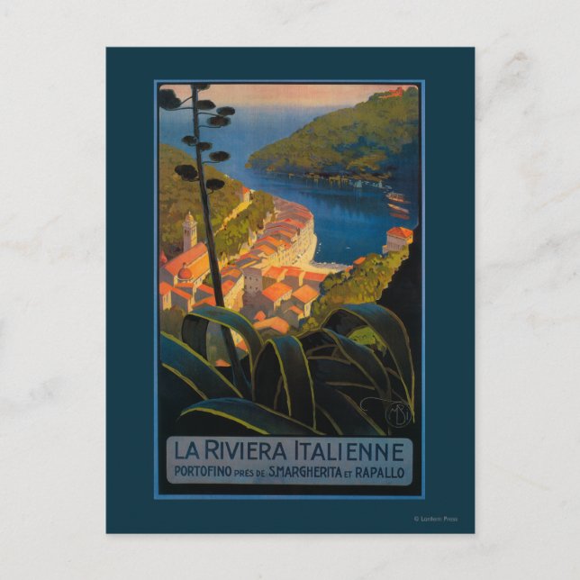 La Riviera Italienne Vykort (Framsida)
