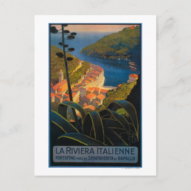 La Riviera Italienne Vykort (Framsida)