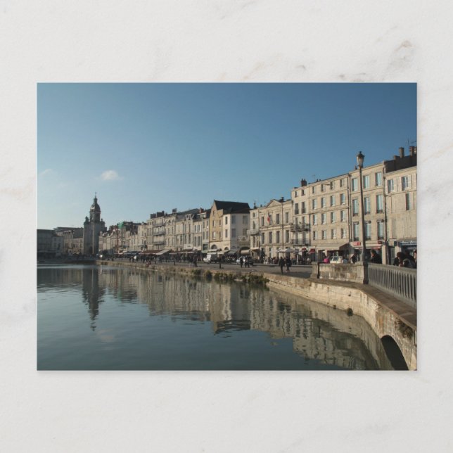 La Rochelle - en vinterdag Vykort (Framsida)