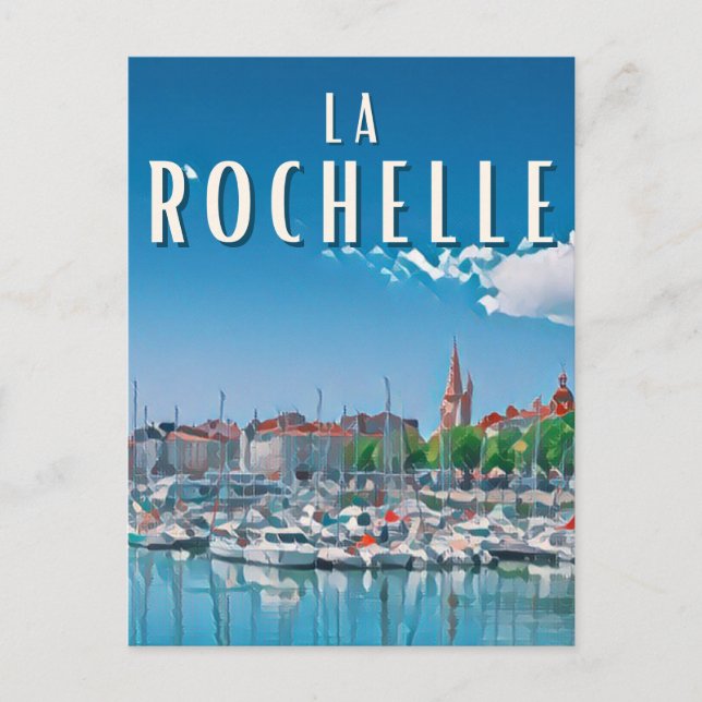 La Rochelle Photo Vintage  Vykort (Framsida)