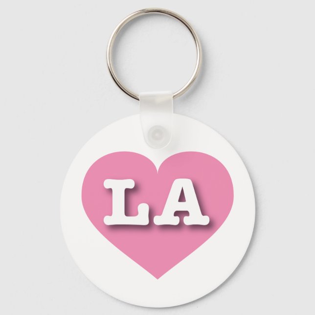 LA Rosa Heart - I kärlek LA Nyckelring (Framsida)