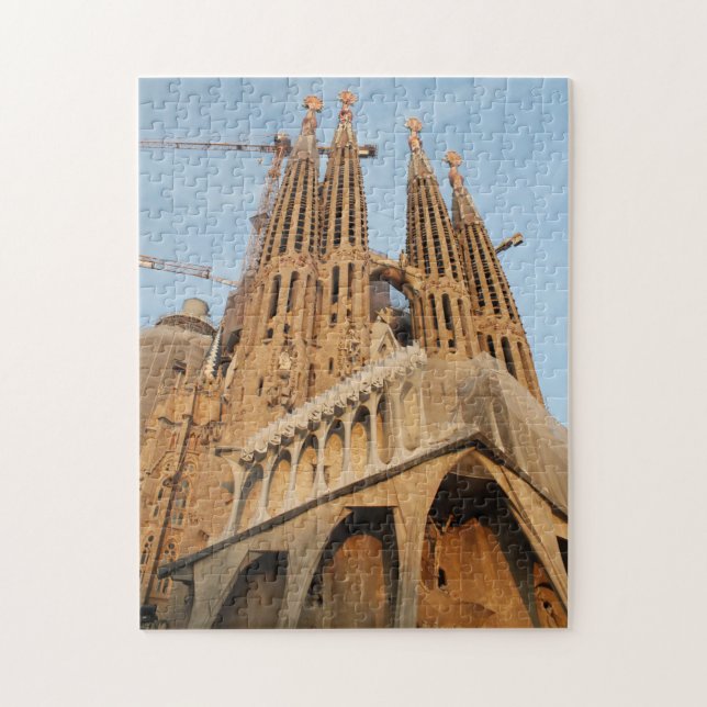 La Sagrada Familia, Barcelona Spanien 11x14" Pussel (Vertikal)