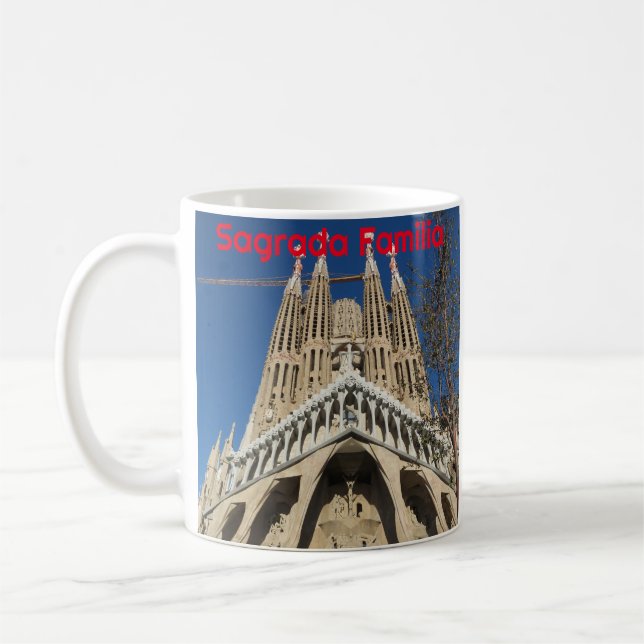La Sagrada Família, Barcelona, Spanien. 3560 Kaffemugg (Vänster)