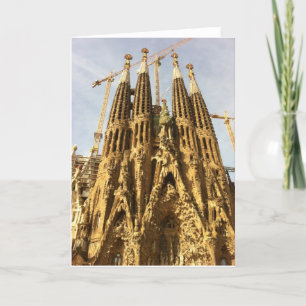 La Sagrada Familia, Barcelona, Spanien Kort
