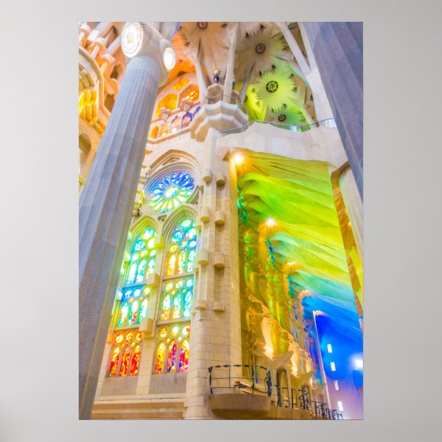 La Sagrada Família - Barcelona, Spanien Poster (Framsidan)