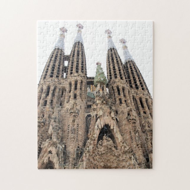 La Sagrada Familia - Barcelona, Spanien pussel (Vertikal)