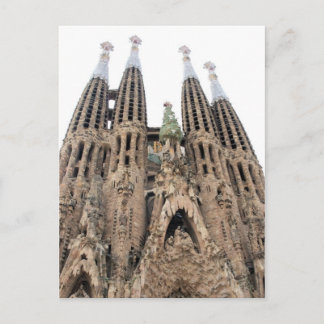 La Sagrada Familia - Barcelona, Spanien vykort