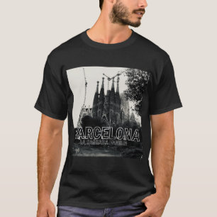 La sagrada familia Church i staden Barcelona T Shirt