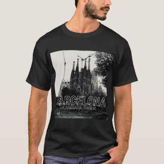 La sagrada familia Church i staden Barcelona T Shirt