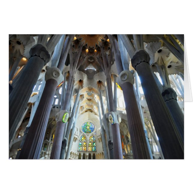 La Sagrada Familia Hälsningskort (Framsidan Horizontal)