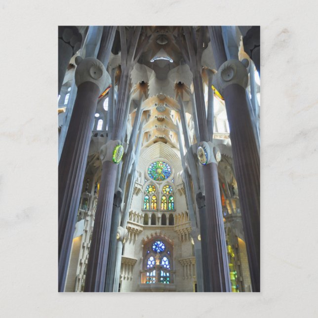 La Sagrada Familia Vykort (Framsida)