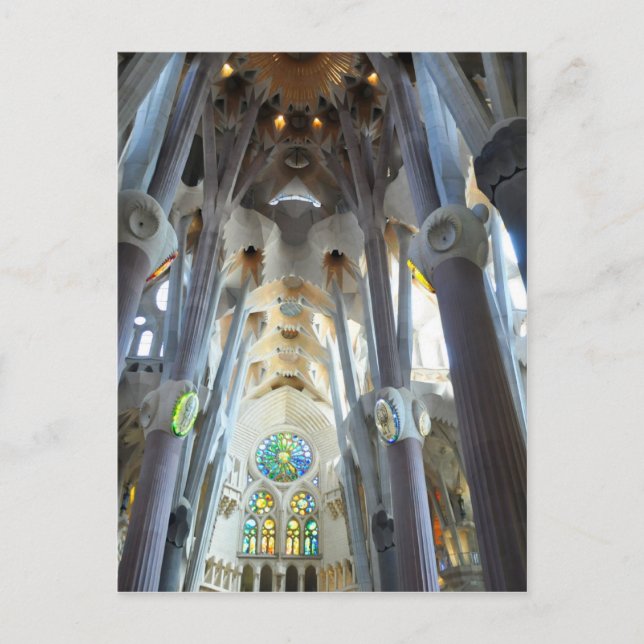 La Sagrada Familia Vykort (Framsida)