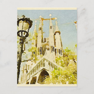 La Sagrada Familia Vykort