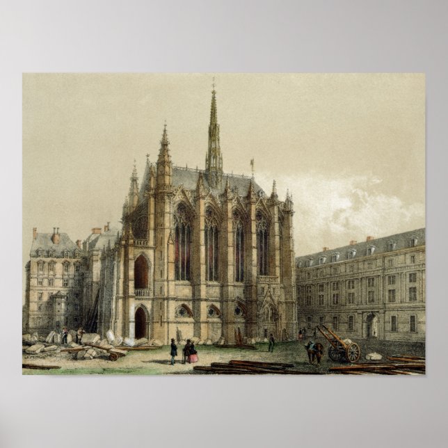 La Sainte Chapelle, Paris Poster (Framsidan)
