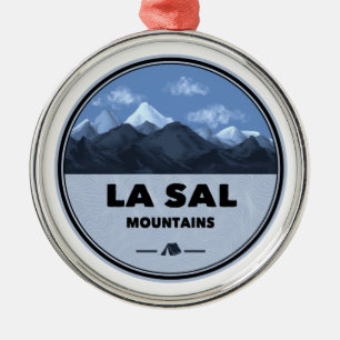 La Sal Mountains Utah Camping Julgransprydnad Metall