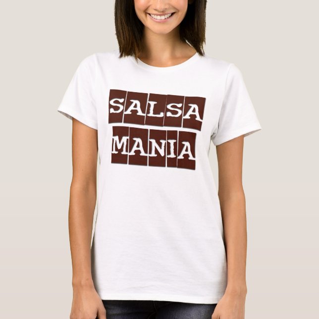 La Salsa es mi Mania T-shirt (Framsida)