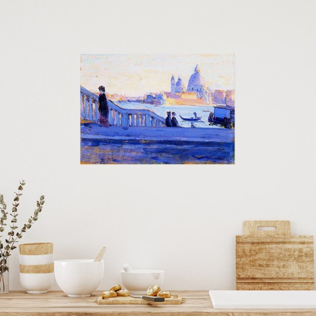 La Salute from Ponte della Paglia Poster (Kök)