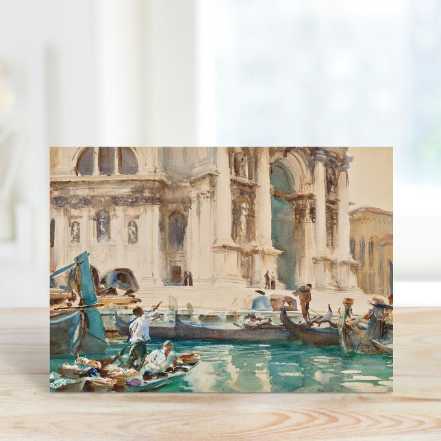 La Salute, Venedig | John Singer Sargent Kort (Skapare uppladdad)
