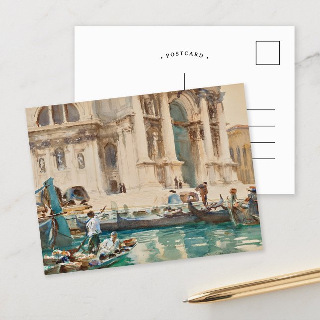 La Salute, Venedig | John Singer Sargent Vykort (Skapare uppladdad)