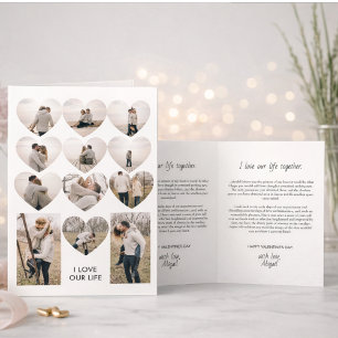 LA samling av 24 Alla hjärtans dag-bilder Kort