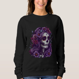 La Santa Muerte Saint Mexican Folklore Dead Skull T Shirt