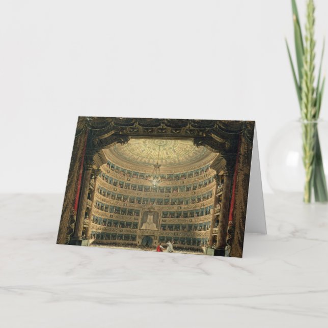 La Scala Milan, under en kapacitet Kort (Framsida)