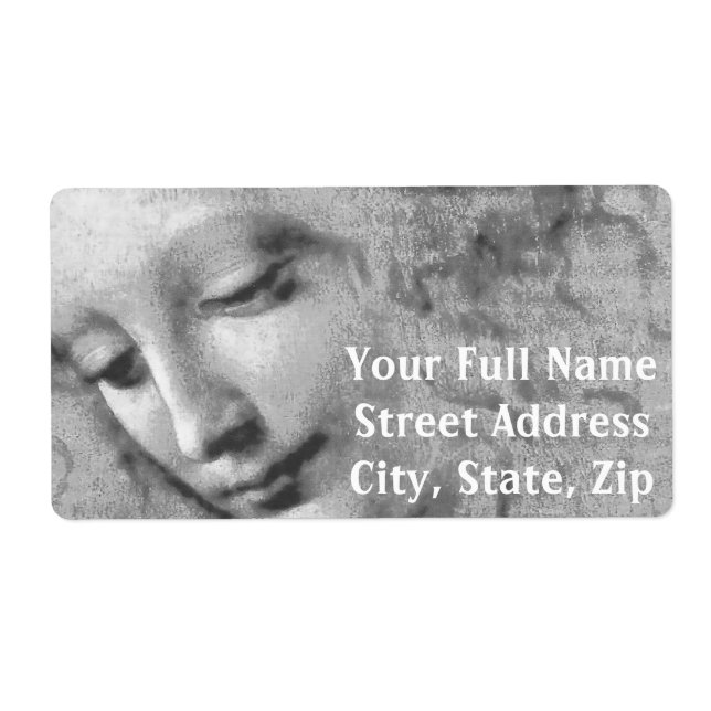 La Scapigliata av Leonardo da Vinci Fraktsedel (Framsidan)