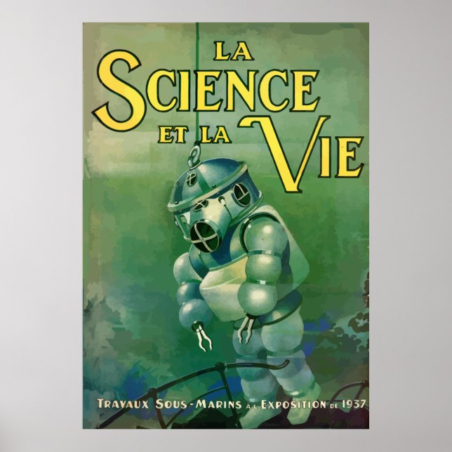 La Science et la Vie (frankrike-1937) Poster (Framsidan)