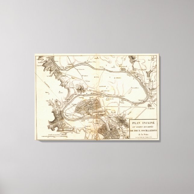 La Seine Canvastryck (Framsida)