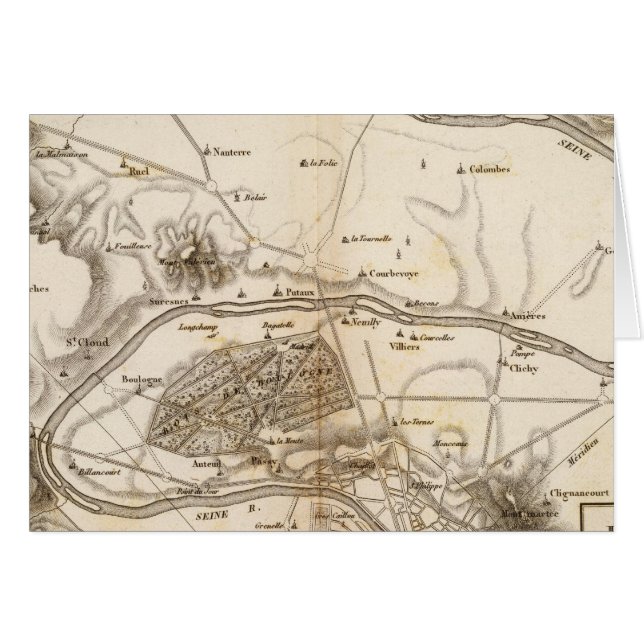La Seine Hälsningskort (Framsidan Horizontal)