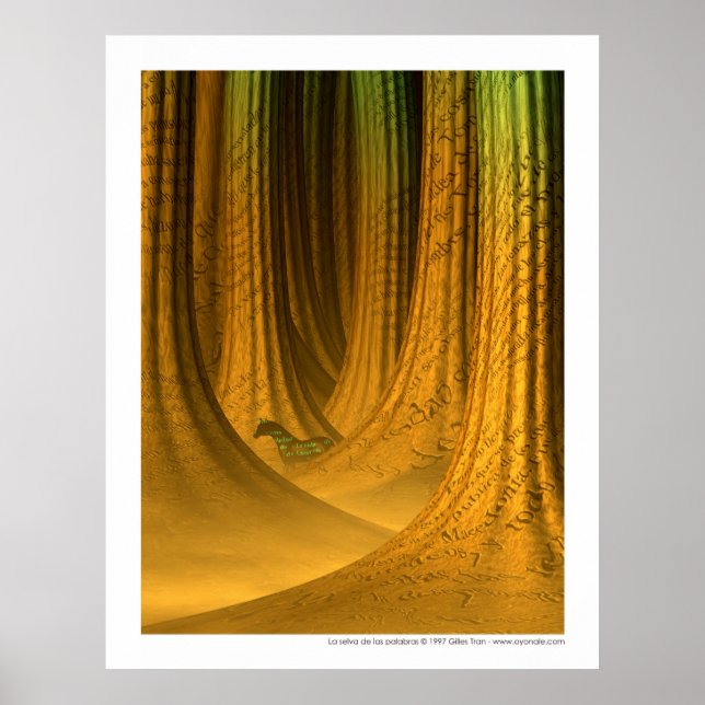 La selva de las palabras poster (Framsidan)