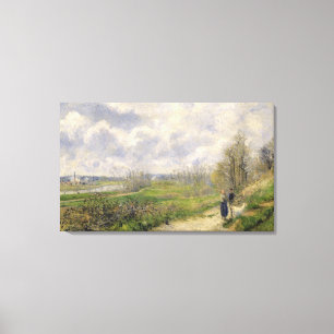 La Sente du Chou, nära Pontoise, 1878 Canvastryck