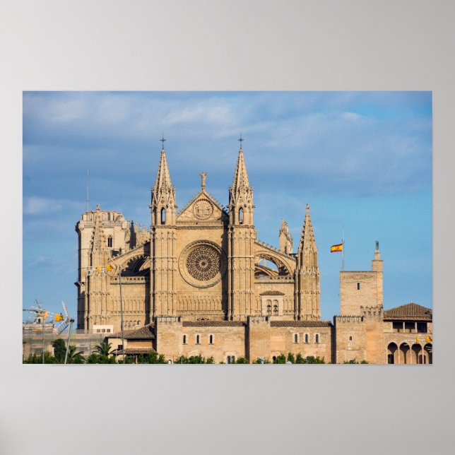 La Seu, katedralen i Palma de Mallorca - Spanien Poster (Framsidan)