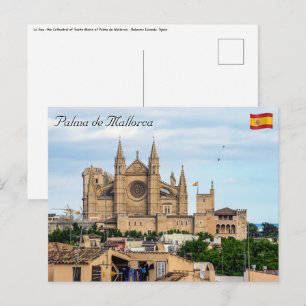La Seu, katedralen i Palma de Mallorca - Spanien Vykort