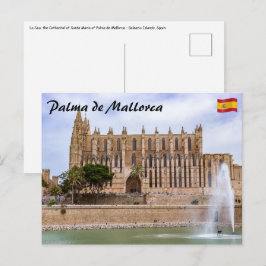 La Seu, katedralen i Palma de Mallorca - Spanien Vykort