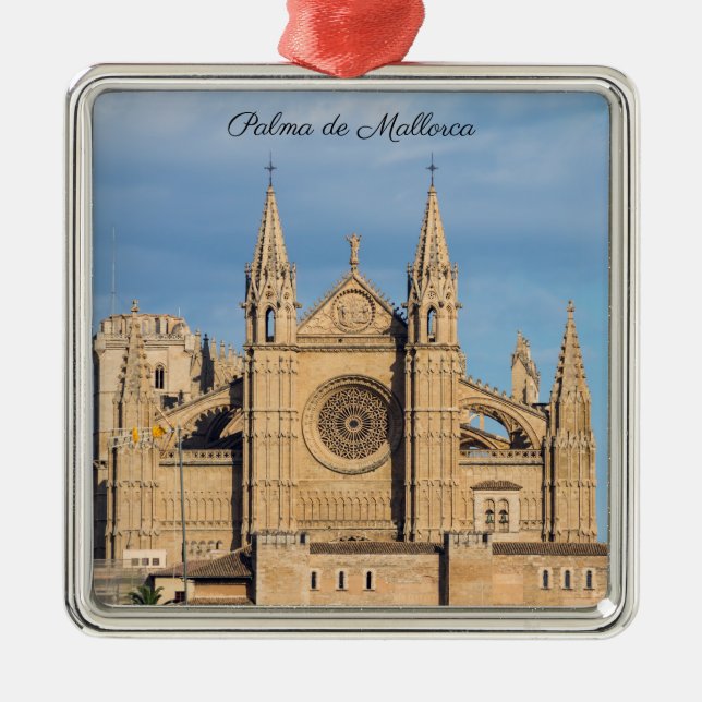La Seu, katetern Palma de Mallorca - Spanien Julgransprydnad Metall (Framsidan)